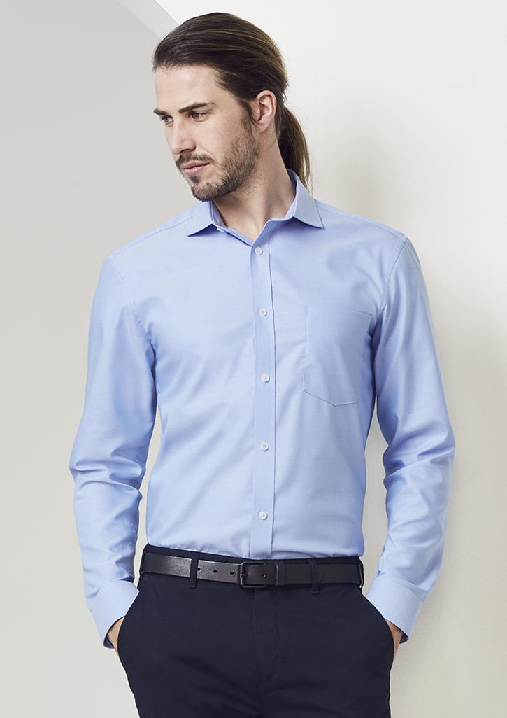 Fashion Biz Mens Regent Long Sleeve Shirt S912ML - Newcastle Workwear ...