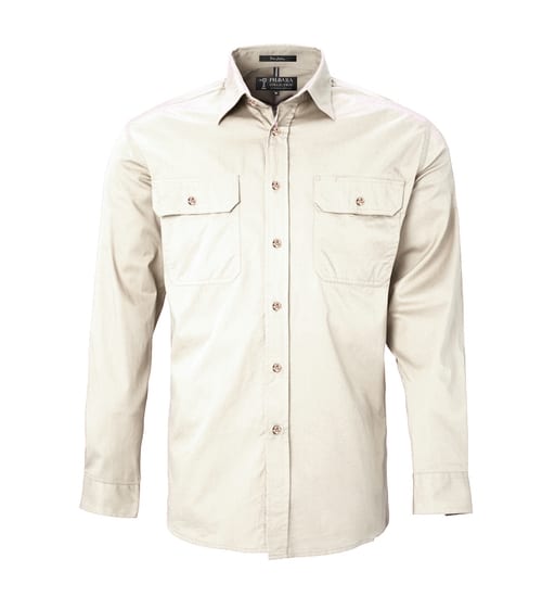 Ritemate Men's Long Sleeve Pilbara Shirt RM500BT - Newcastle Workwear ...