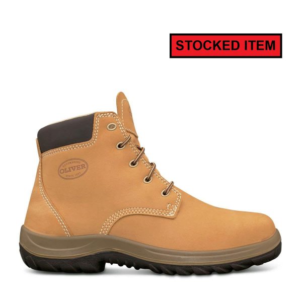 Oliver Wheat Lace Up Safety Boot 34632 