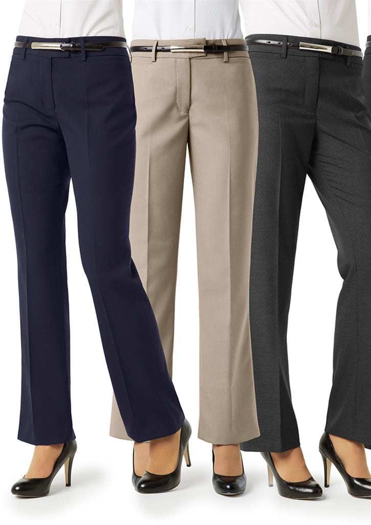 Fashion Biz Ladies Classic Flat Front Pant BS29320 - Newcastle Workwear  Specialists