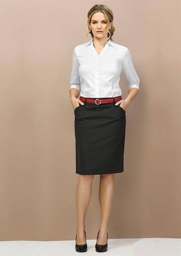 Biz Corporate Ladies Multi Pleat Skirt 24015 - Newcastle Workwear ...